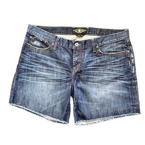 Lucky Brand Riley Distressed Cut Off Shorts Size 14/32